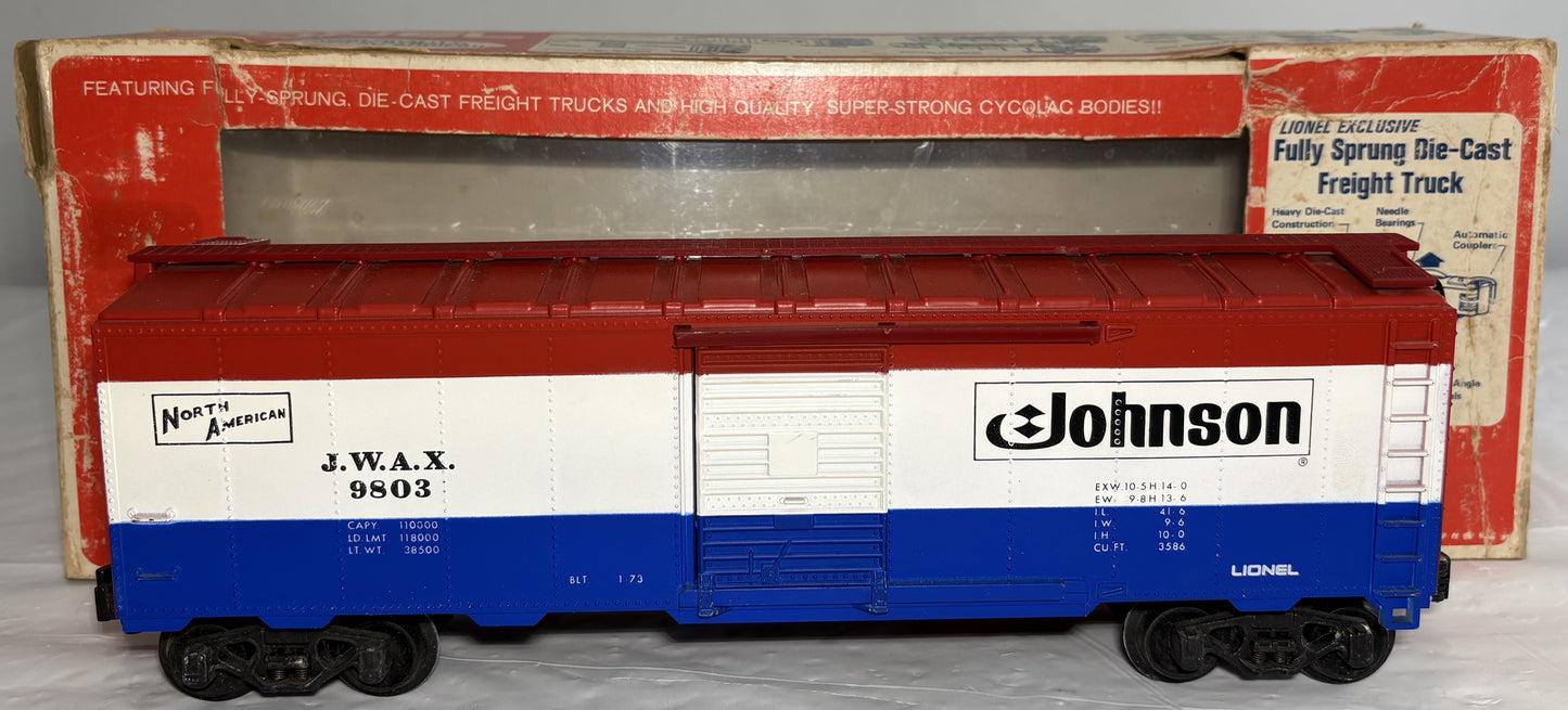 Lionel Modern 9803 Johnson Box Car