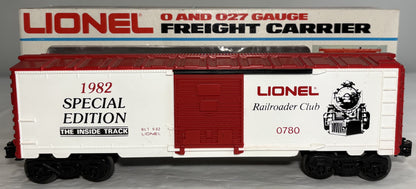 Lionel Modern 0780 Special Edition Lionel RR Club Box Car