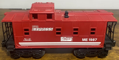 Lionel Modern Mopar Express Caboose #1987