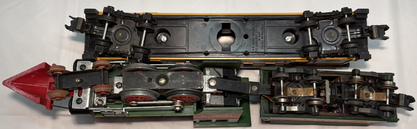 American Flyer 21088 & 24730 Steam Locomotive and Baggage Car