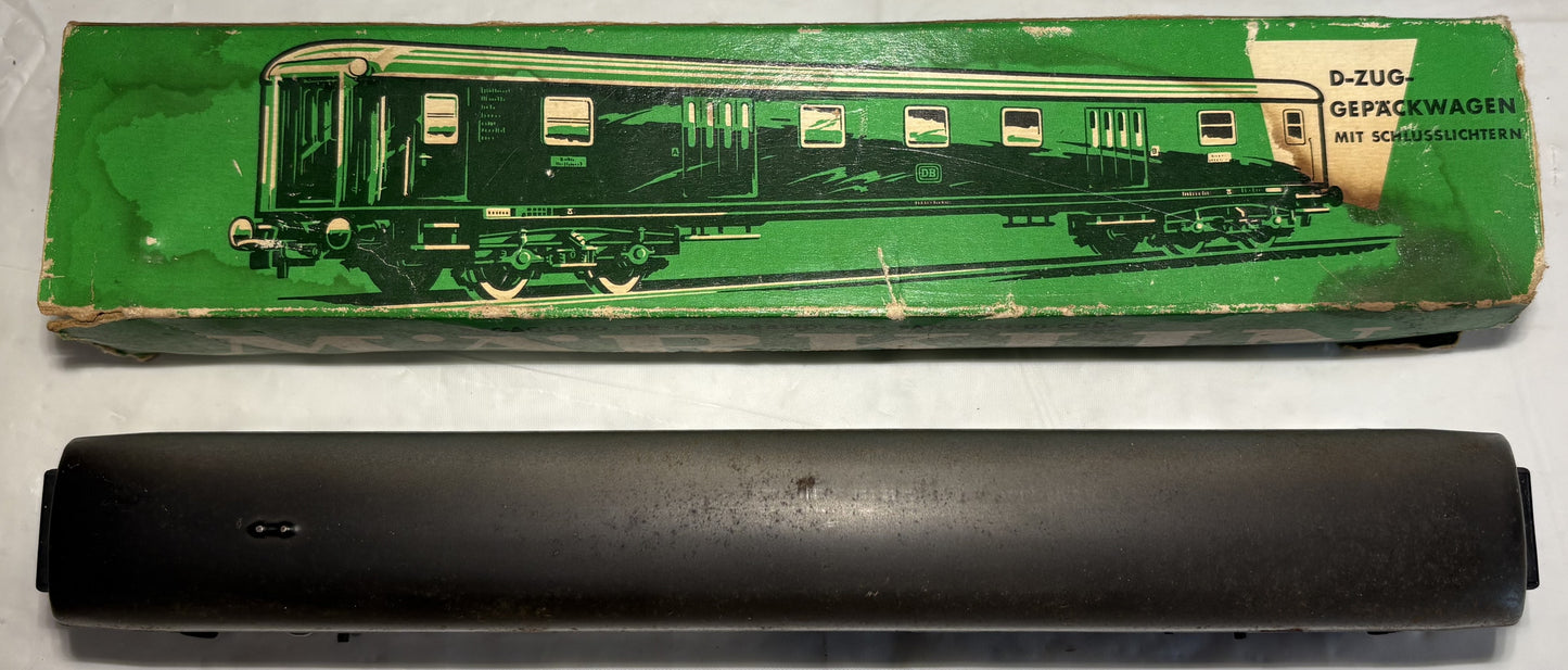 Marklin 4044 Express Train Baggage Car German DB type Dyl 961 Green