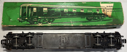 Marklin 4044 Express Train Baggage Car German DB type Dyl 961 Green