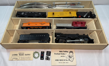 Lionel Post War 11540 Set O Gauge Four Car Steam Freight Set
