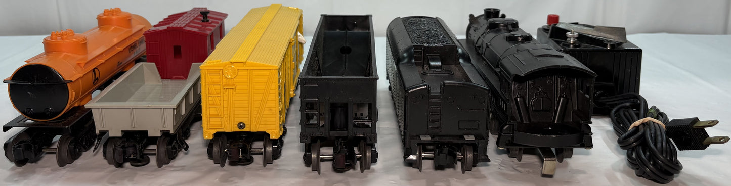 Lionel Post War 11540 Set O Gauge Four Car Steam Freight Set