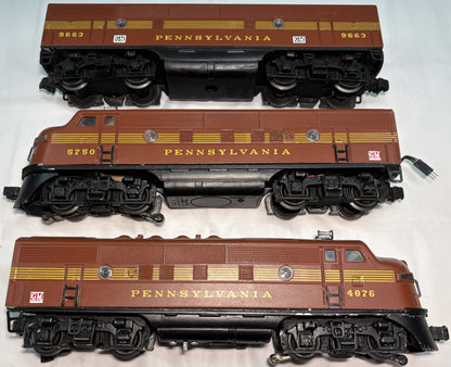 Lionel Post War 2343 O Gauge ABA Upgraded to RailSounds, Repaint in Pennsylvania Scheme