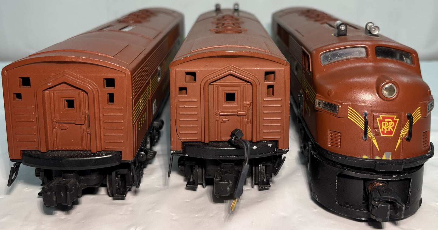 Lionel Post War 2343 O Gauge ABA Upgraded to RailSounds, Repaint in Pennsylvania Scheme