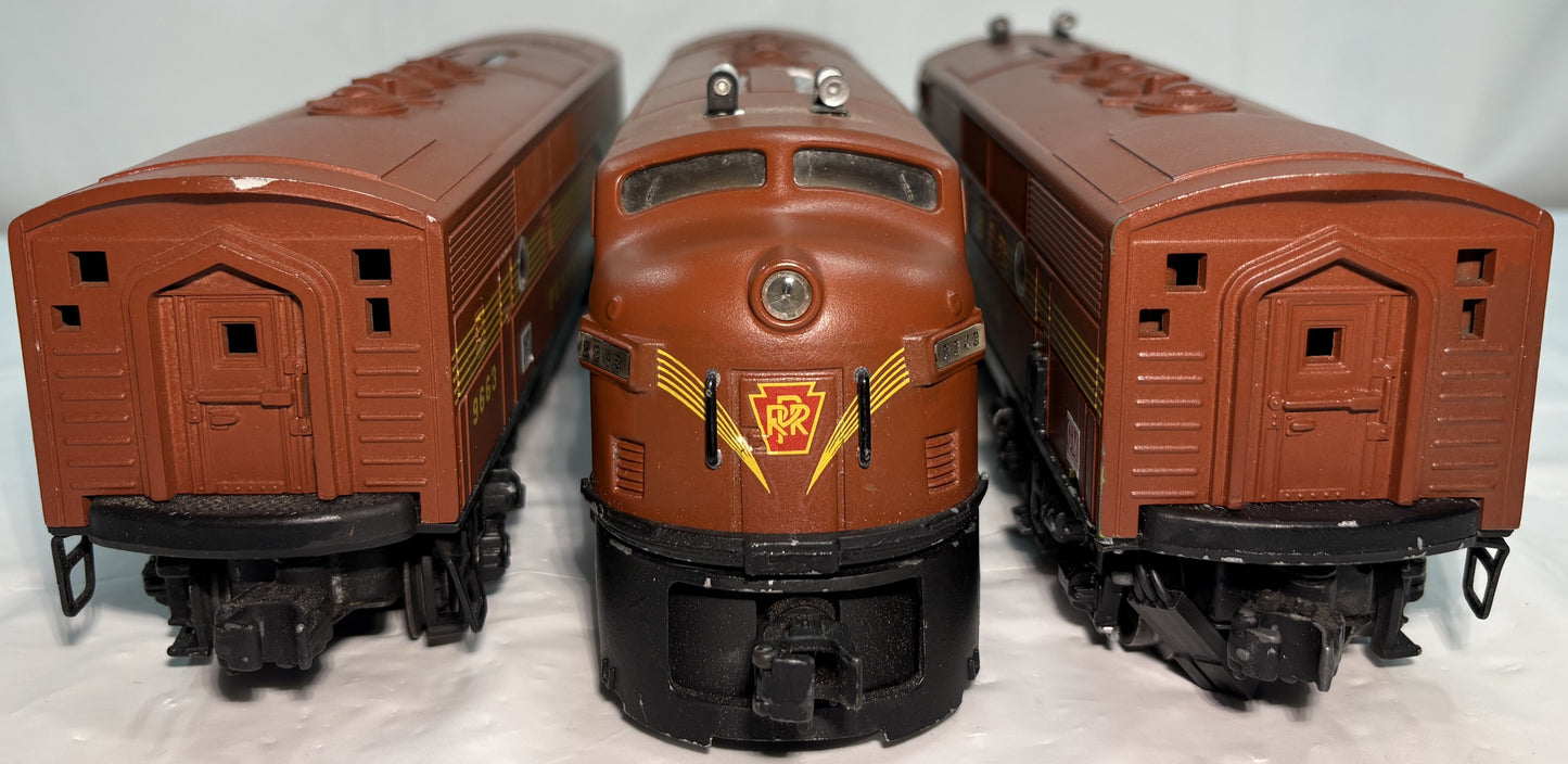 Lionel Post War 2343 O Gauge ABA Upgraded to RailSounds, Repaint in Pennsylvania Scheme