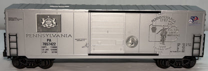 K-Line K765-7422 O Gauge Pennsylvania Commemorative Quarter Boxcar