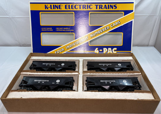 K-line K-6221A O Gauge Pennsylvania 4 Hopper Set
