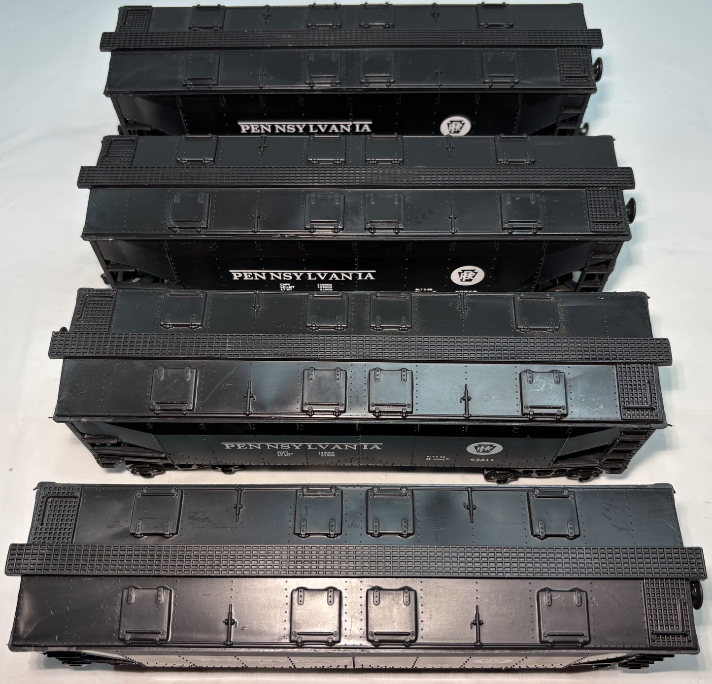 K-line K-6221A O Gauge Pennsylvania 4 Hopper Set