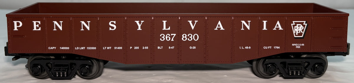 MTH 33-7204 O Gauge RailKing Pennsylvania Die-Cast Boxcar