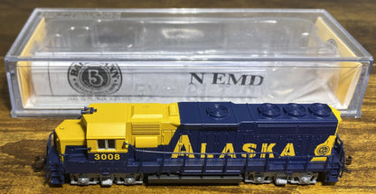Bachmann 63558 N Alaska Railroad EMD GP40 Diesel Locomotive #3008