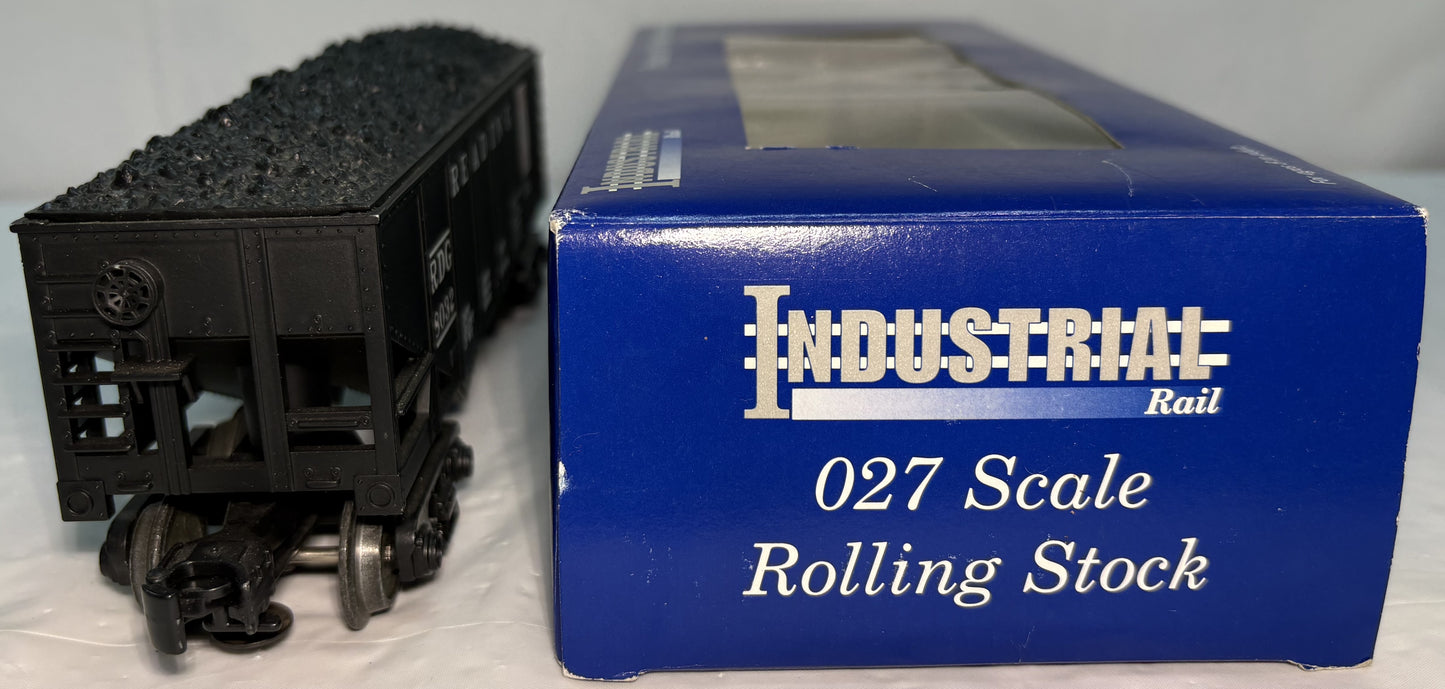 Industrial Rail 4007 O Gauge Reading 2-Bay Hopper with Coal Load