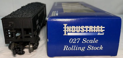 Industrial Rail 4007 O Gauge Reading 2-Bay Hopper with Coal Load