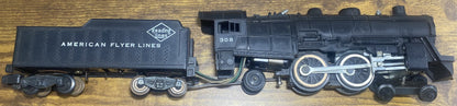 American Flyer #308 Atlantic Steam Locomotive and Tender