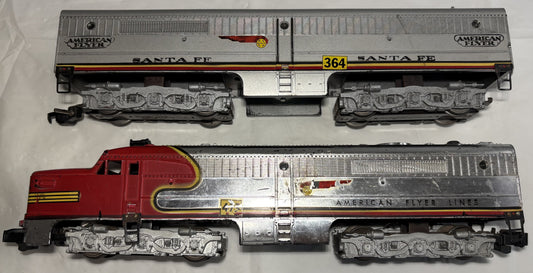 American Flyer 473 and 364 Locomotive and B unit