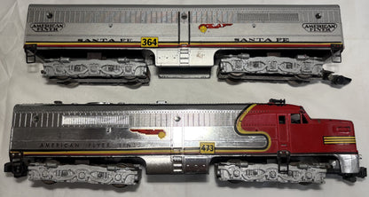 American Flyer 473 and 364 Locomotive and B unit