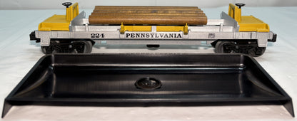 Lionel 6-26841 O Gauge Pennsylvania Railroad Log Dump Car #224