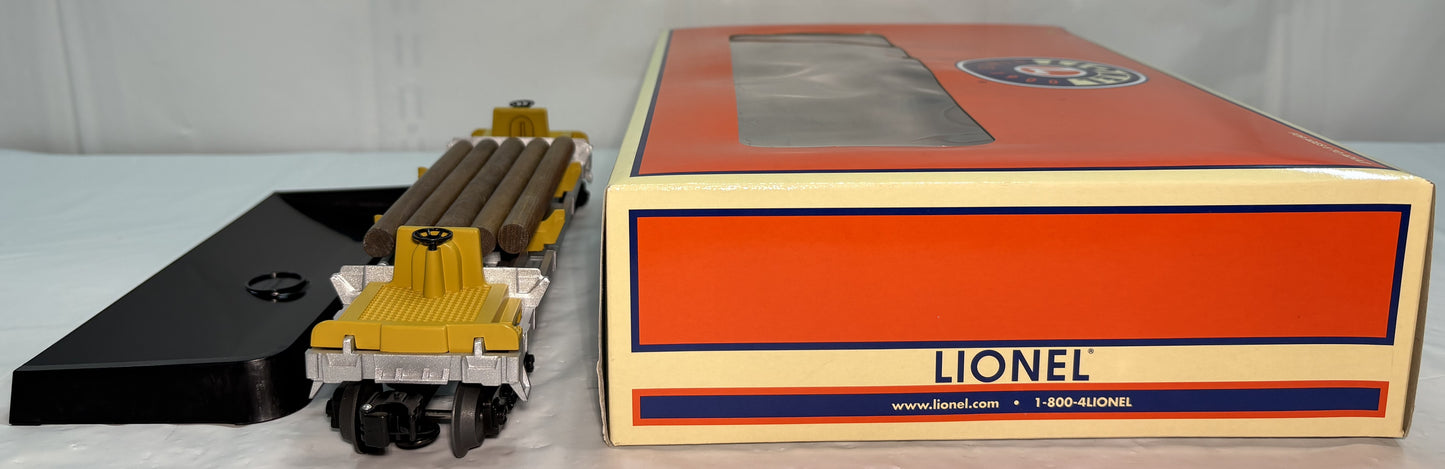 Lionel 6-26841 O Gauge Pennsylvania Railroad Log Dump Car #224