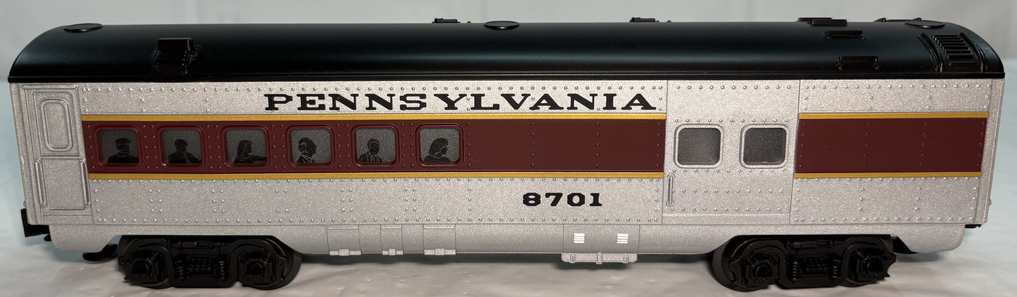Lionel 6-25139 O Gauge Pennsylvania Combo Coach Car #8701