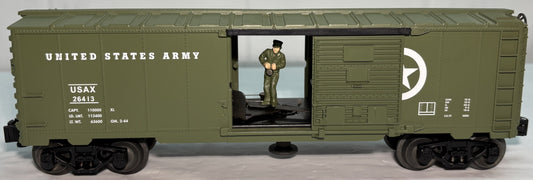 Lionel 6-26776 O Gauge U.S. Army Operating Box Car USAX #26413