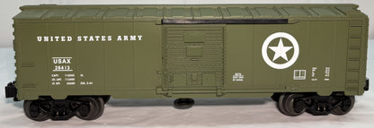 Lionel 6-26776 O Gauge U.S. Army Operating Box Car USAX #26413