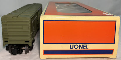 Lionel 6-26776 O Gauge U.S. Army Operating Box Car USAX #26413