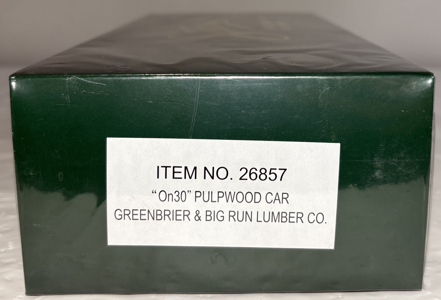 Bachmann Spectrum 26857 Pulpwood Car Greenbrier & Big Run Lumber Co.