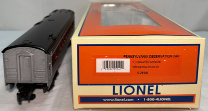Lionel 6-25141 O Gauge Pennsylvania Observation Car #1135
