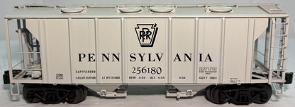 Lionel 6-11881 O Gauge PRR PS-2 2-Bay Covered Hopper 3-Pack Model Train