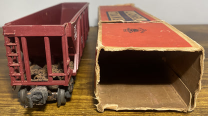 Lionel Post War 6436-25 Lehigh Valley Quad Hopper Red