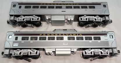 Williams BC500 O Gauge Pennsylvania Budd Car Set (PWR & Dummy)