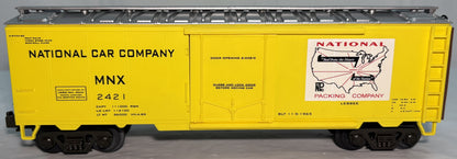 MTH MT-9402L O Gauge Refrigerator Car National Car Company