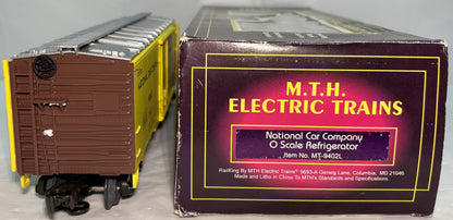 MTH MT-9402L O Gauge Refrigerator Car National Car Company