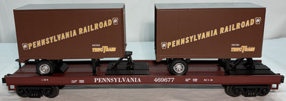 MTH 20-98104 O Gauge Premier Pennsylvania Flat Car