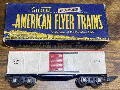 American Flyer Box Car #478