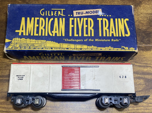 American Flyer Box Car #478