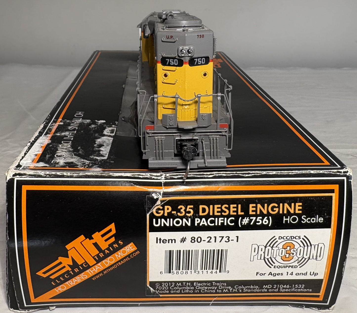MTH 80-2173-1 Union Pacific GP 35 Diesel Locomotive with PS3
