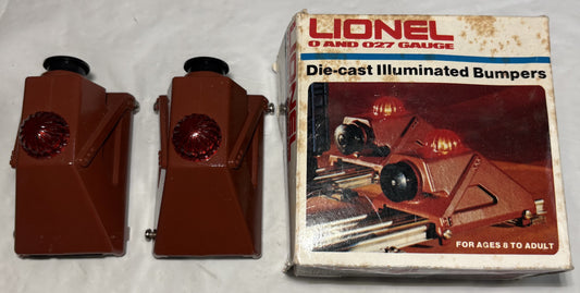 Lionel Modern 2283 Two Illuminated Die-cast Metal Bumpers
