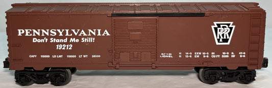 Lionel 19212 O Gauge Pennsylvania Railroad Boxcar