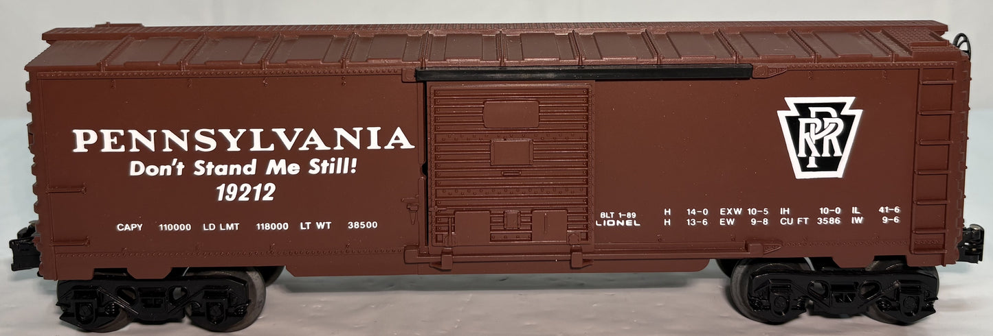 Lionel 19212 O Gauge Pennsylvania Railroad Boxcar