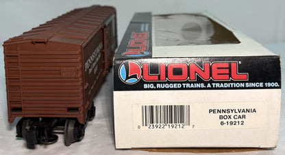 Lionel 19212 O Gauge Pennsylvania Railroad Boxcar