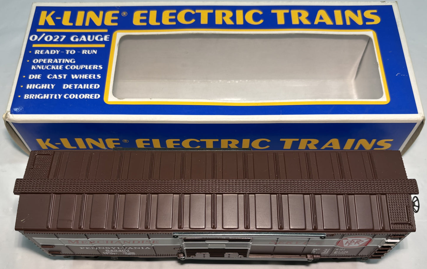 K-line 643407 O Gauge Pennsylvania Railroad Boxcar