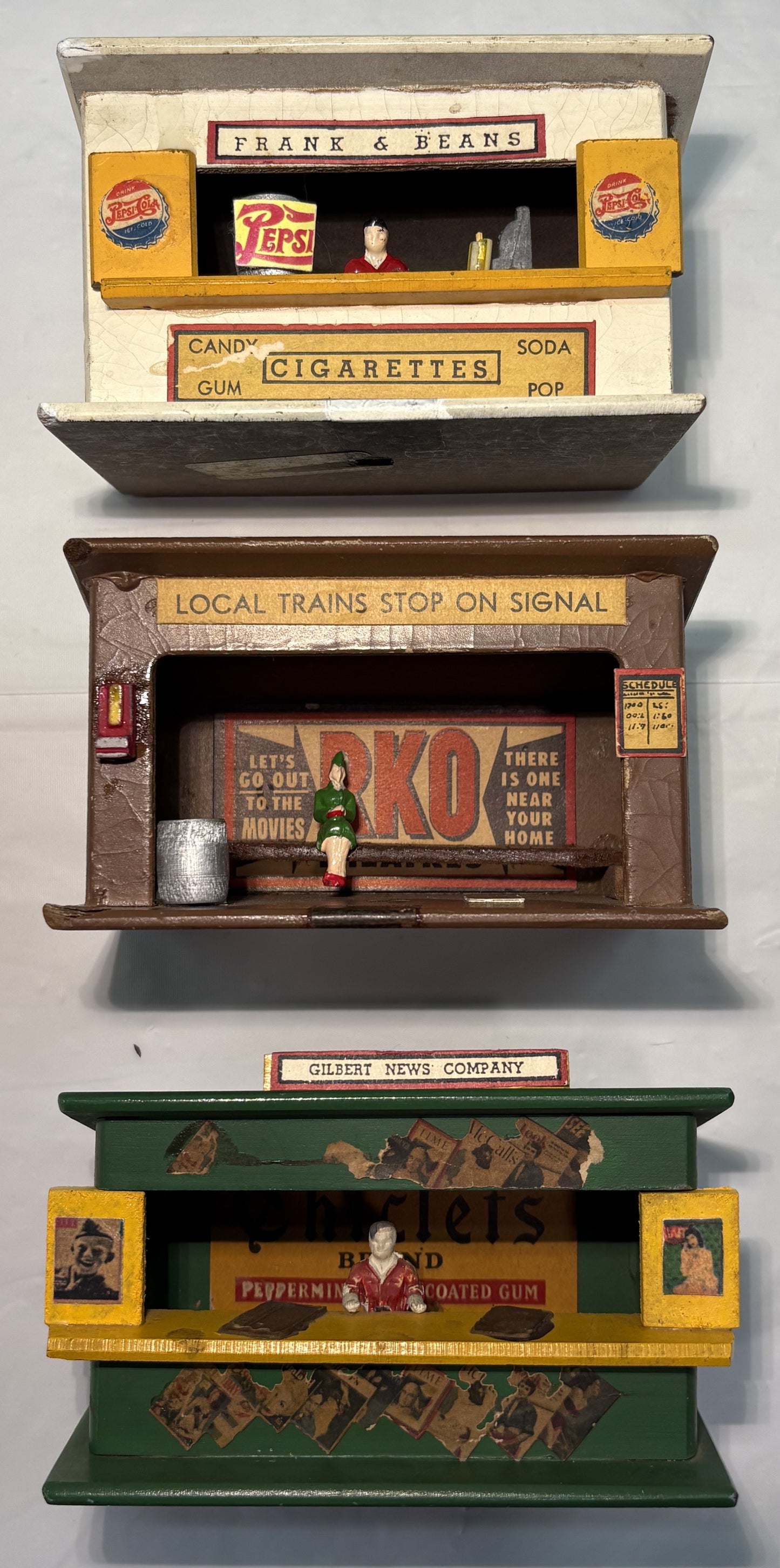 American Flyer 271 Three Piece Whistle Stop Set