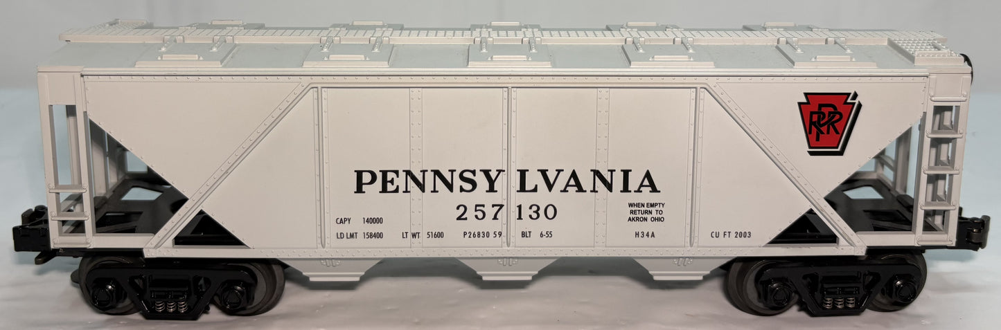MTH 33-7501 O Gauge Rugged Rails Pennsylvania Covered Hopper Car