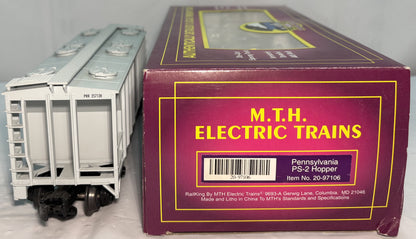 MTH 20-97106 O Scale Pennsylvania Premier PS-2 Hopper Car