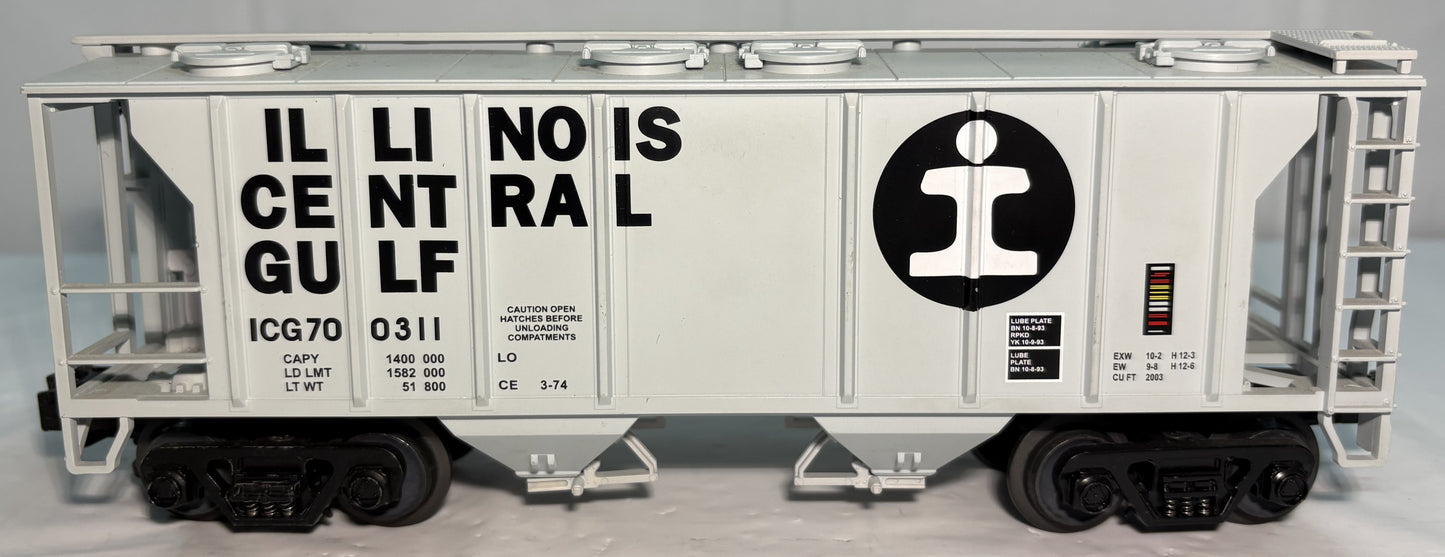 MTH 20-97104 O Scale Illinois Central Premier Hopper Car