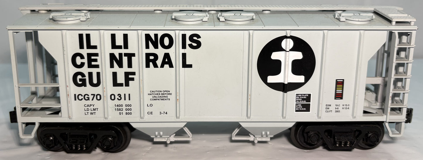 MTH 20-97104 O Scale Illinois Central Premier Hopper Car