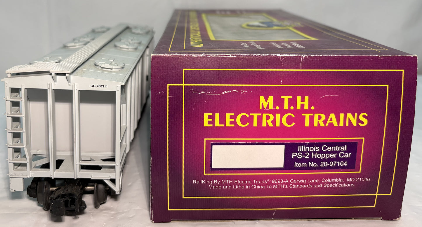 MTH 20-97104 O Scale Illinois Central Premier Hopper Car