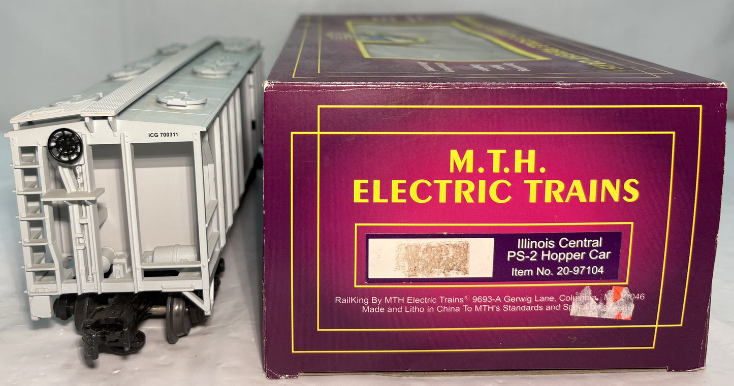 MTH 20-97104 O Scale Illinois Central Premier Hopper Car
